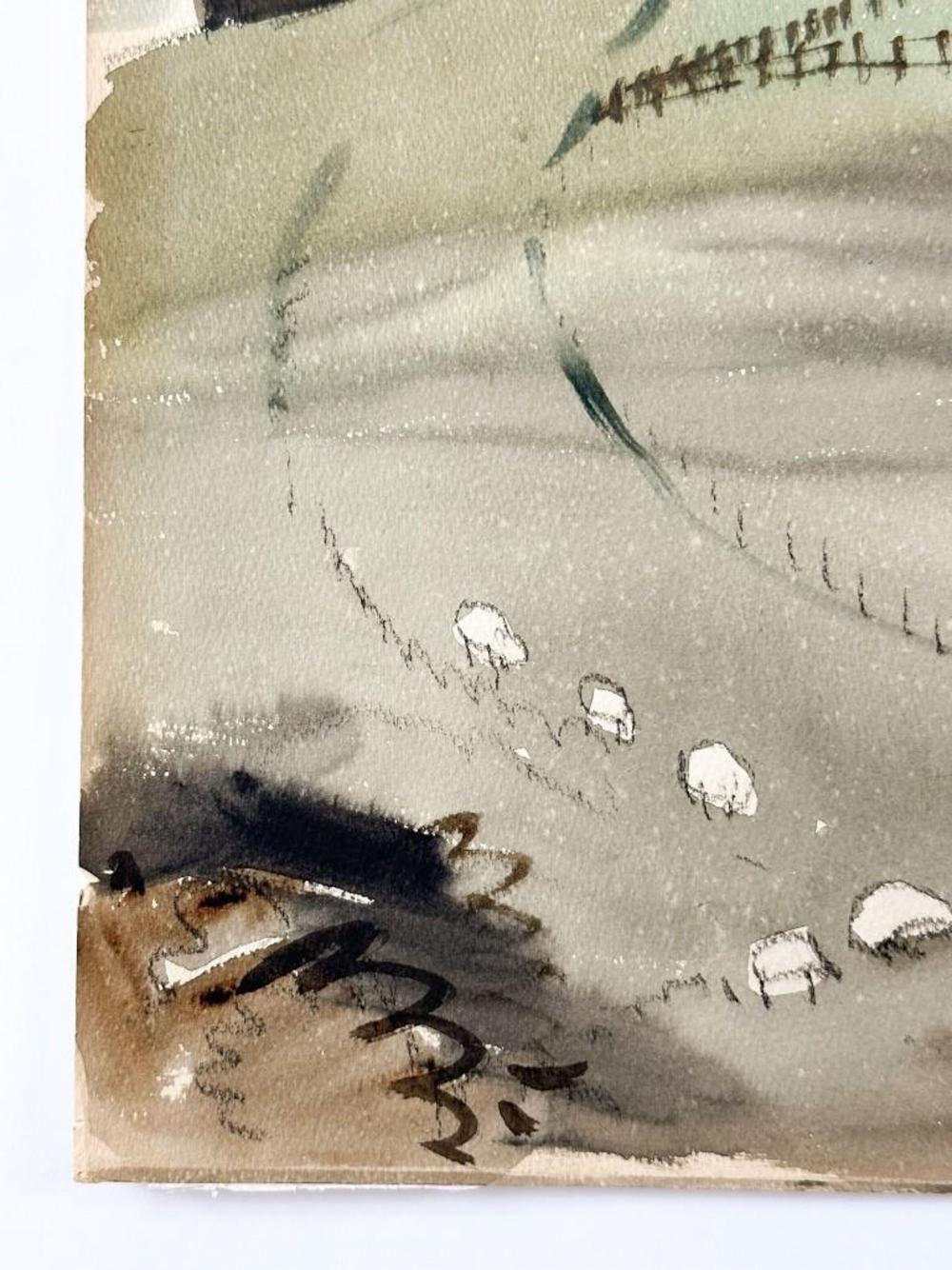 George Booth Post | George Booth Post (1906-1997) Watercolor (1932 ...
