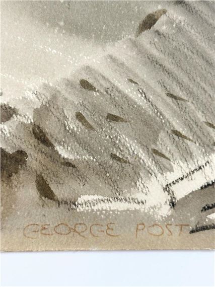 George Booth Post | George Booth Post (1906-1997) Watercolor (1932 ...