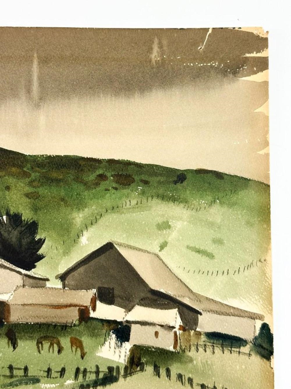 George Booth Post | George Booth Post (1906-1997) Watercolor (1932 ...