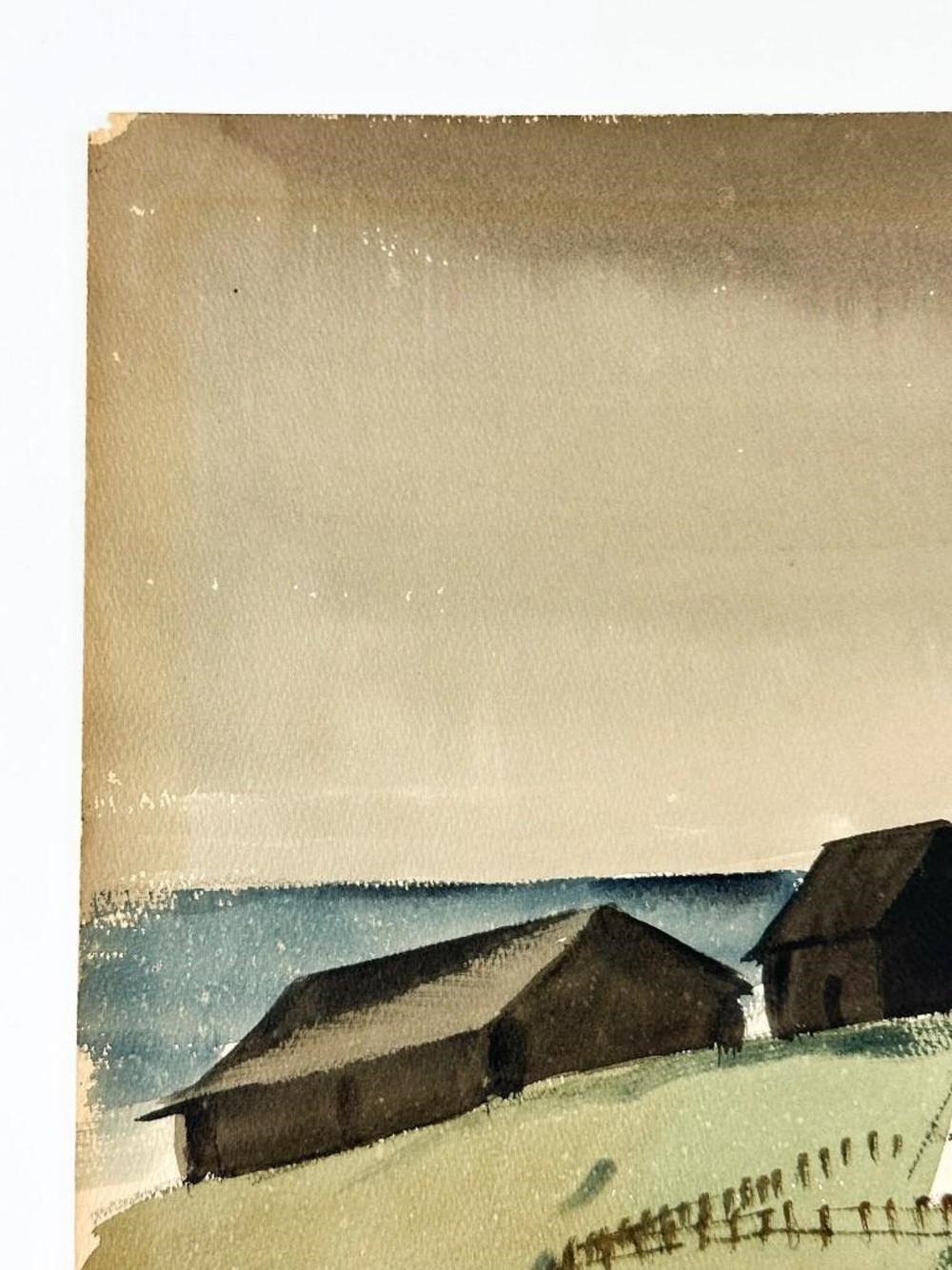 George Booth Post | George Booth Post (1906-1997) Watercolor (1932 ...