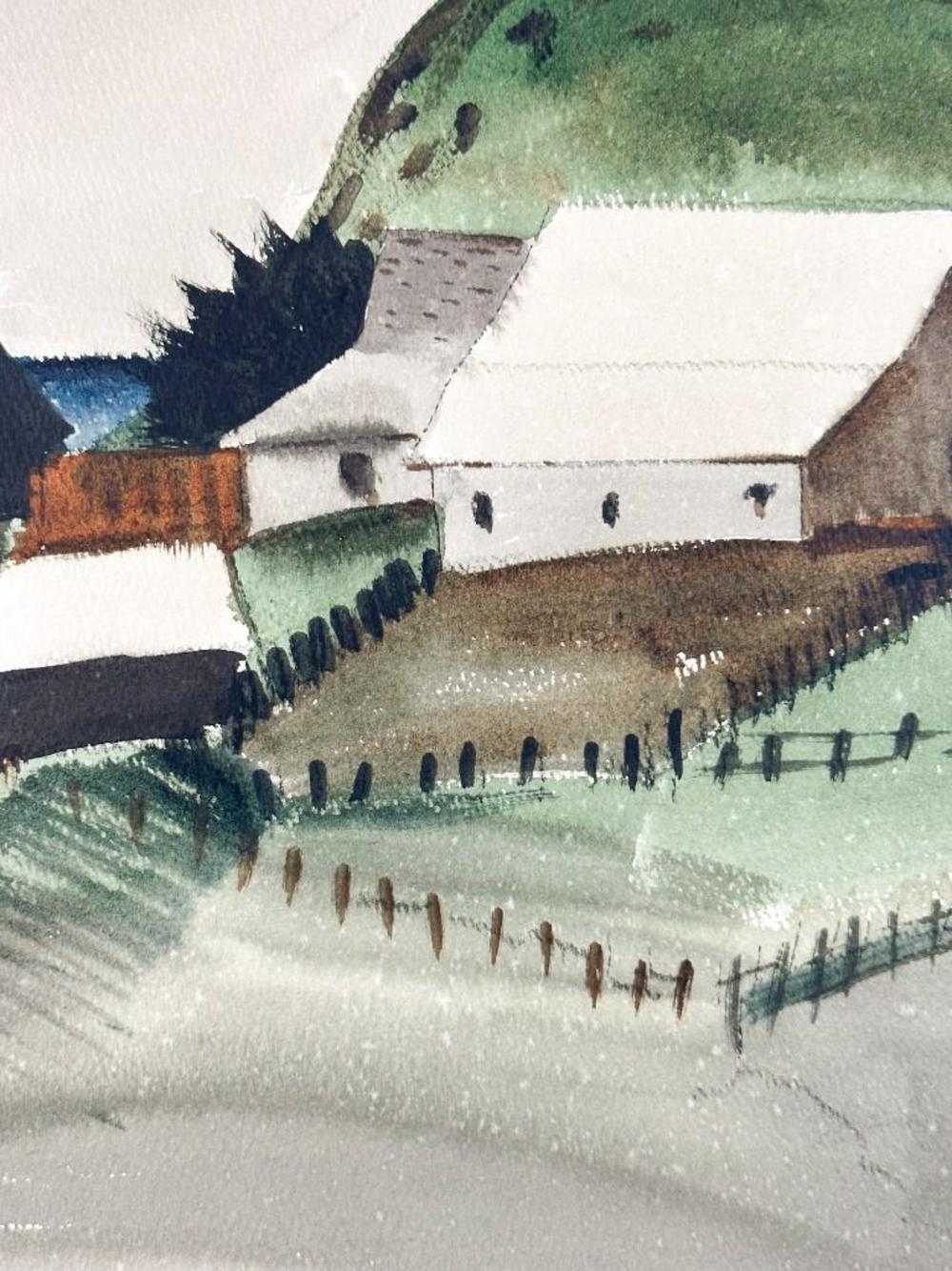 George Booth Post | George Booth Post (1906-1997) Watercolor (1932 ...