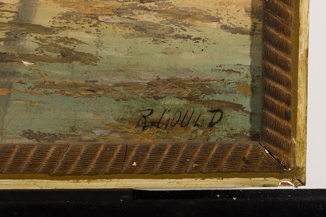 Artwork by R. Gould, Oyster Pickers, Made of Oil on canvas