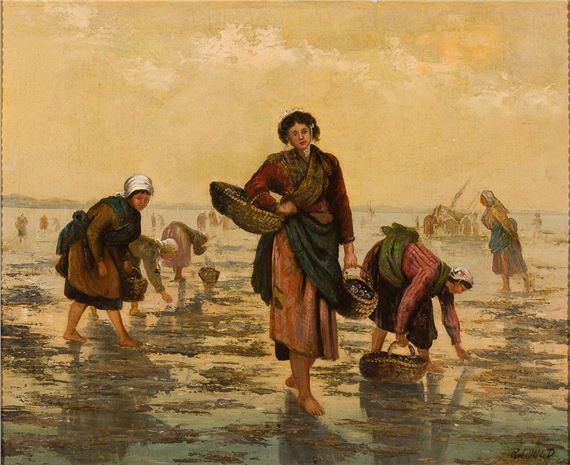 Oyster Pickers by R. Gould