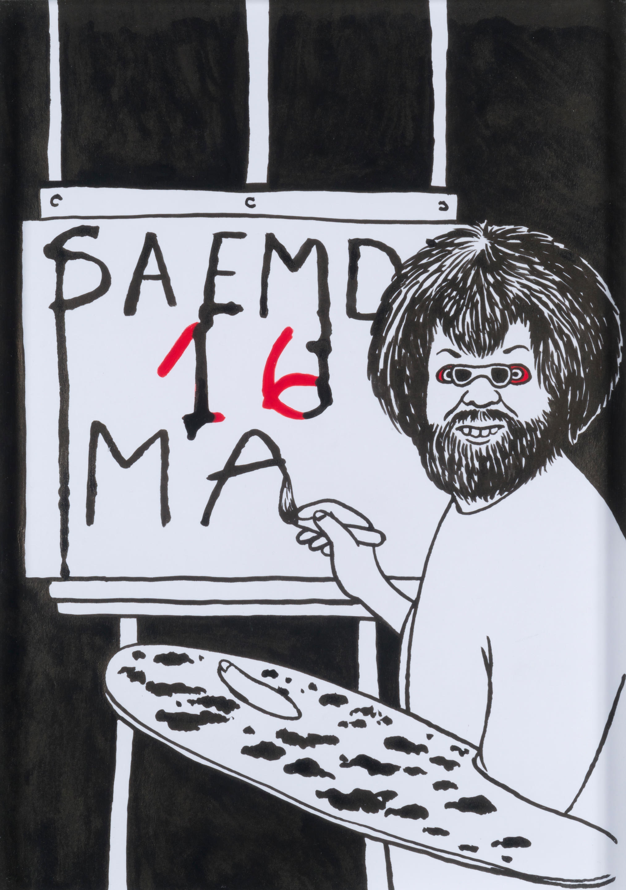 Artwork by Petra Mrzyk, Jean-François Moriceau, Sans titre, Made of ink on paper