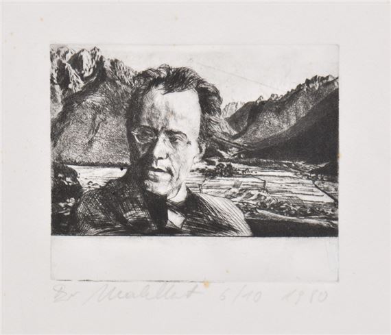 GUSTAV MAHLER – VISTA NELLA VAL DI LANDRO by Ivo Mahlknecht, 1980