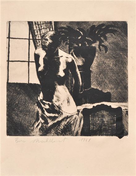 NUDO DAVANTI A FINESTRA by Ivo Mahlknecht, 1981