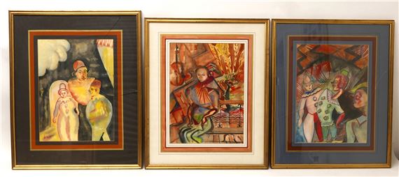 three surrealist , one portrait - Bridget de Courcy