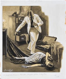 Conrad Leigh (1883-1958) - Watercolour - "Threads of Sand - Conrad Heighton Leigh