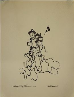 Étude pour « l'Anti-Canne - Marcel Saint-Pierre