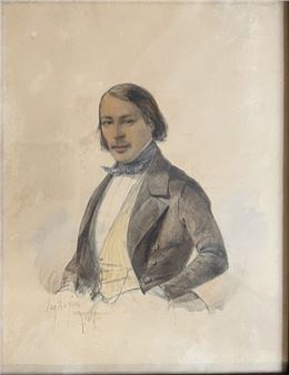 Eugène LAGIER (1817-1892): PORTRAIT OF A... - Lot 63 - Jean-Marc Delvaux - Eugène Lagier