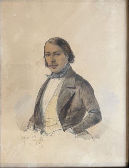 Eugène LAGIER (1817-1892): PORTRAIT OF A... - Lot 63 - Jean-Marc Delvaux - Eugène Lagier