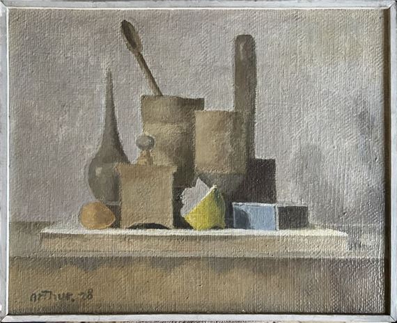 Edouard ARTHUR (1917-2002): STILL LIFE WITH... - Lot 144 - Jean-Marc Delvaux by Edouard Arthur, 1978