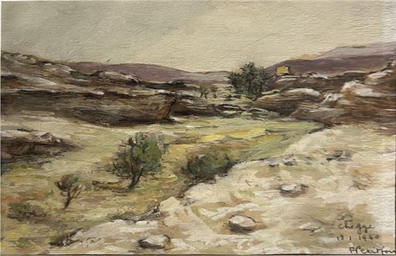 Pierre PETITFOUR (1903- ?) : VIEW OF CHEGGE... - Lot 194 - Jean-Marc Delvaux - Pierre Petitfour