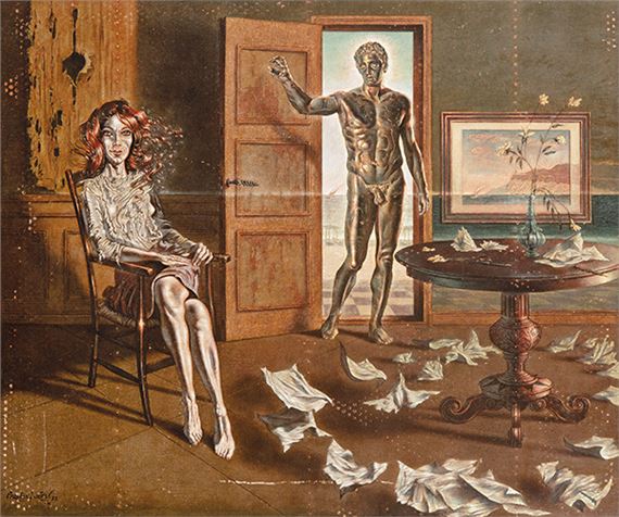 Aparición del atleta de antikythera by José Parades Jardiel, 1983