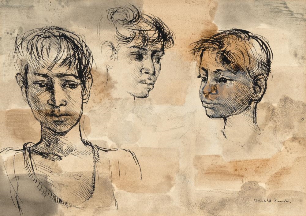 Donald Friend | DONALD FRIEND (1915 - 1989) Three Studies (1946 ...