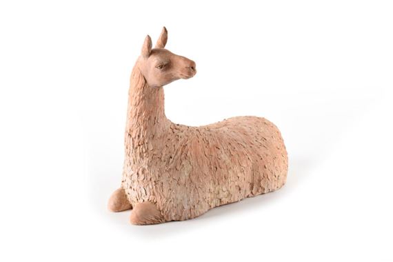 Lama by Luís Valadares, dated 1988