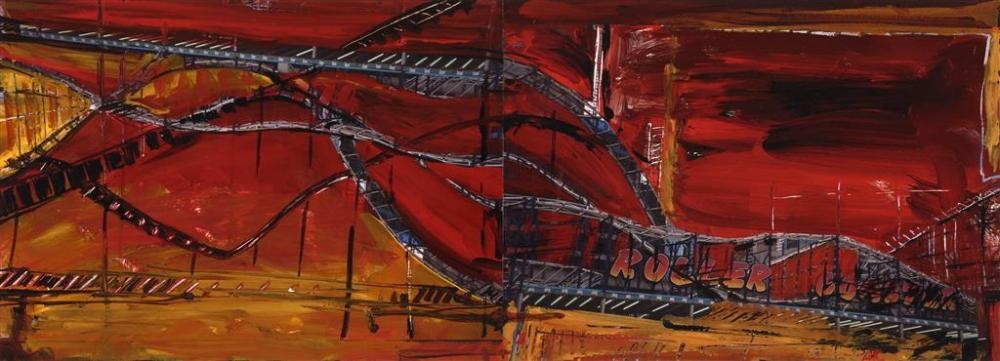 Adrienne Crouch | ADRIENNE CROUCH - Crazy Ride oil on artist board 10.5 ...