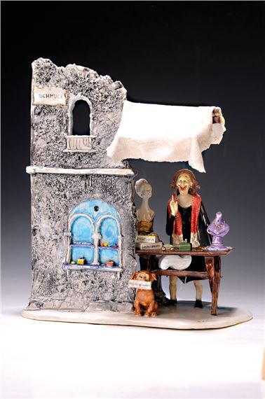 希少 イタリア製 Adriano Colombo 子ども そり 置物 陶器 希少 Adriano Colombo 子ども そり 置物 イタリア製 陶器 希少 Adriano