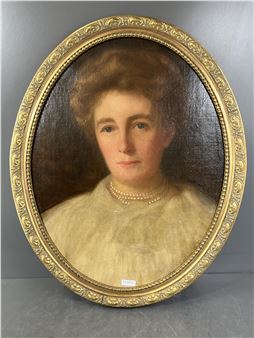Portrait de dame - Watts White Sidney,