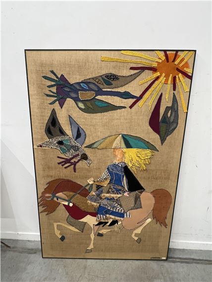 Cavalière aux oiseaux - Geneviève Masoin