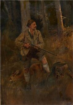 Jäger am Anstand - Albert Singer