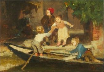 Kinder im Boot - Marie Wunsch