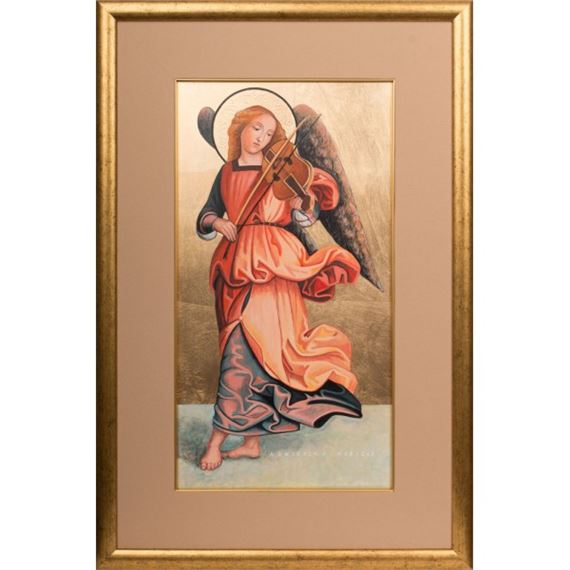 Anioł ze skrzypcami w/g Franza Ittenbacha by Agnieszka Korczak-Ostrowska, 2023