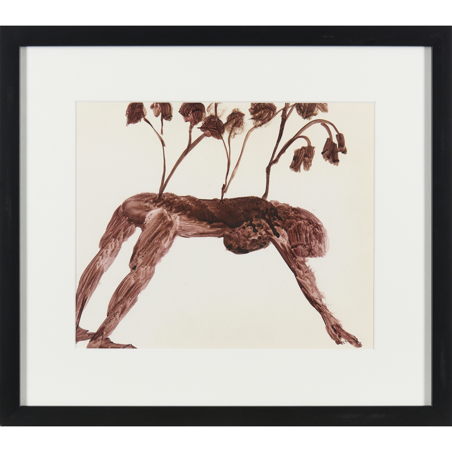 Sidney Nolan | Mrs Fraser with Trees 1966 (1966) | MutualArt