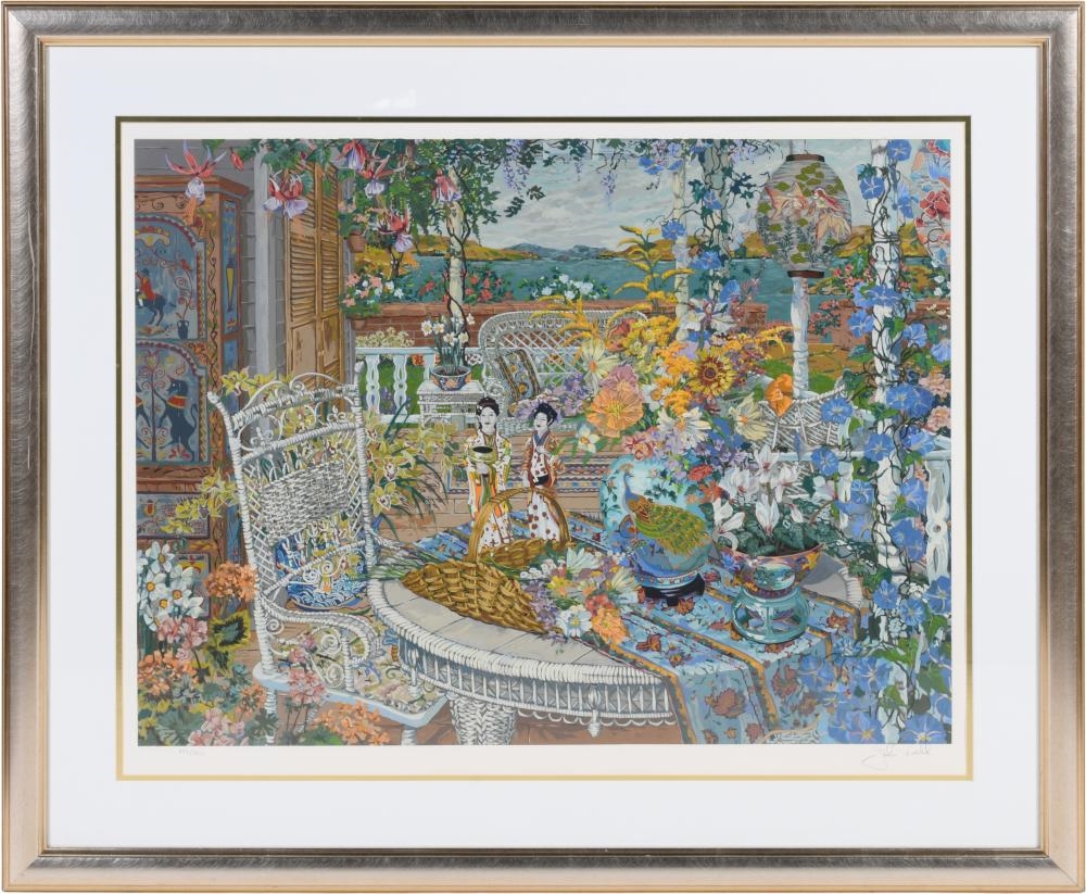 Artwork by John Powell, DAYS GONE BY, Made of Serigraph