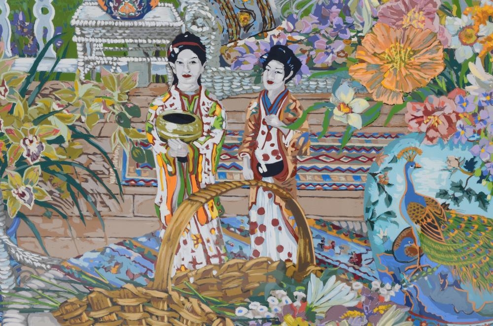 Artwork by John Powell, DAYS GONE BY, Made of Serigraph