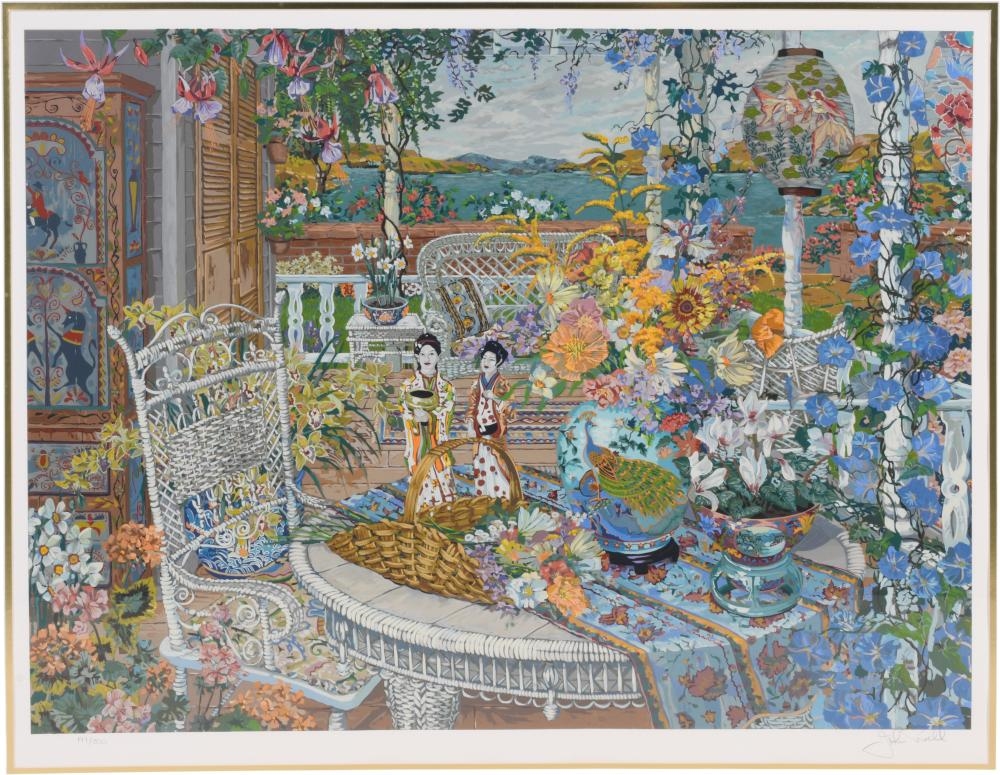 Artwork by John Powell, DAYS GONE BY, Made of Serigraph