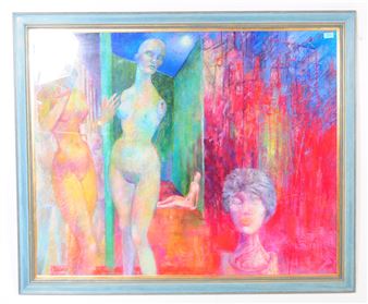 a nude man and bust - John Ivor Stewart