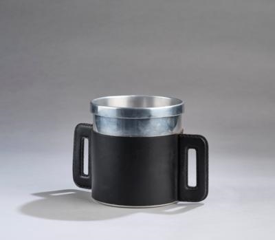 Artwork by Carl Aubock IV, An ice bucket, Made of polished aluminium