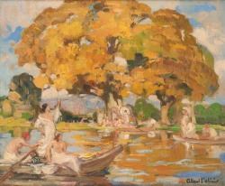 Le rendez-vous champêtre by Fernand Allard L'Olivier