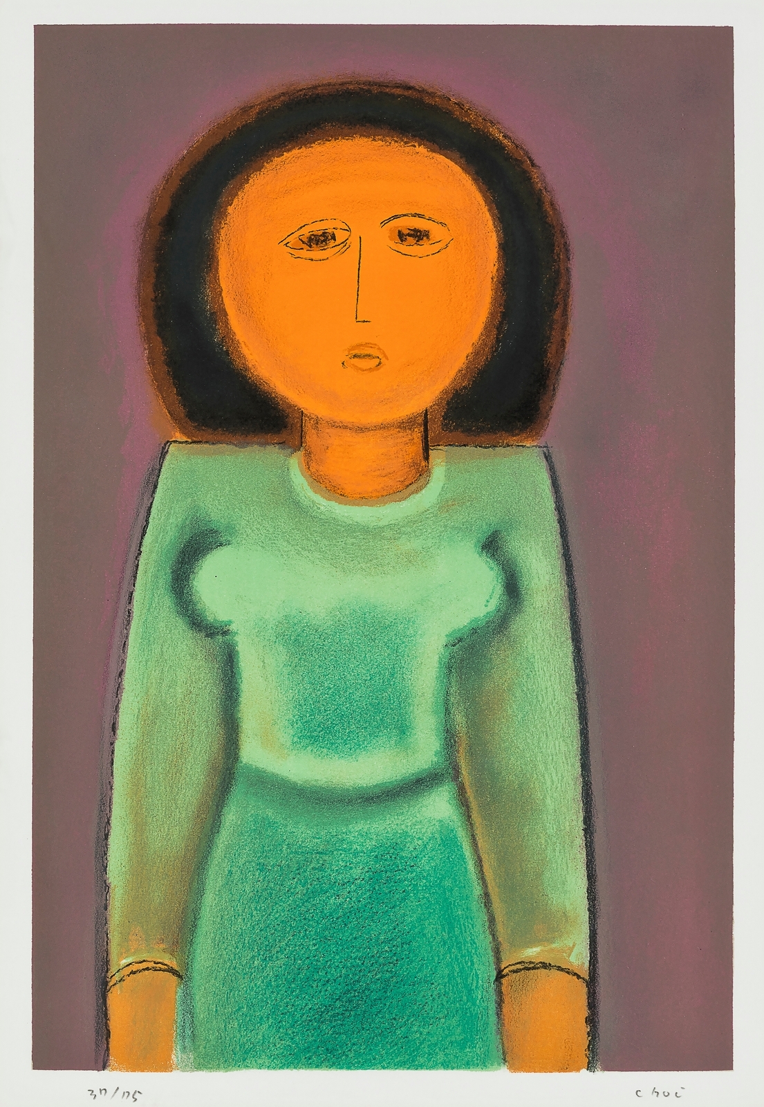 Artwork by Choi Jongtae, Untitled, Made of lithograph