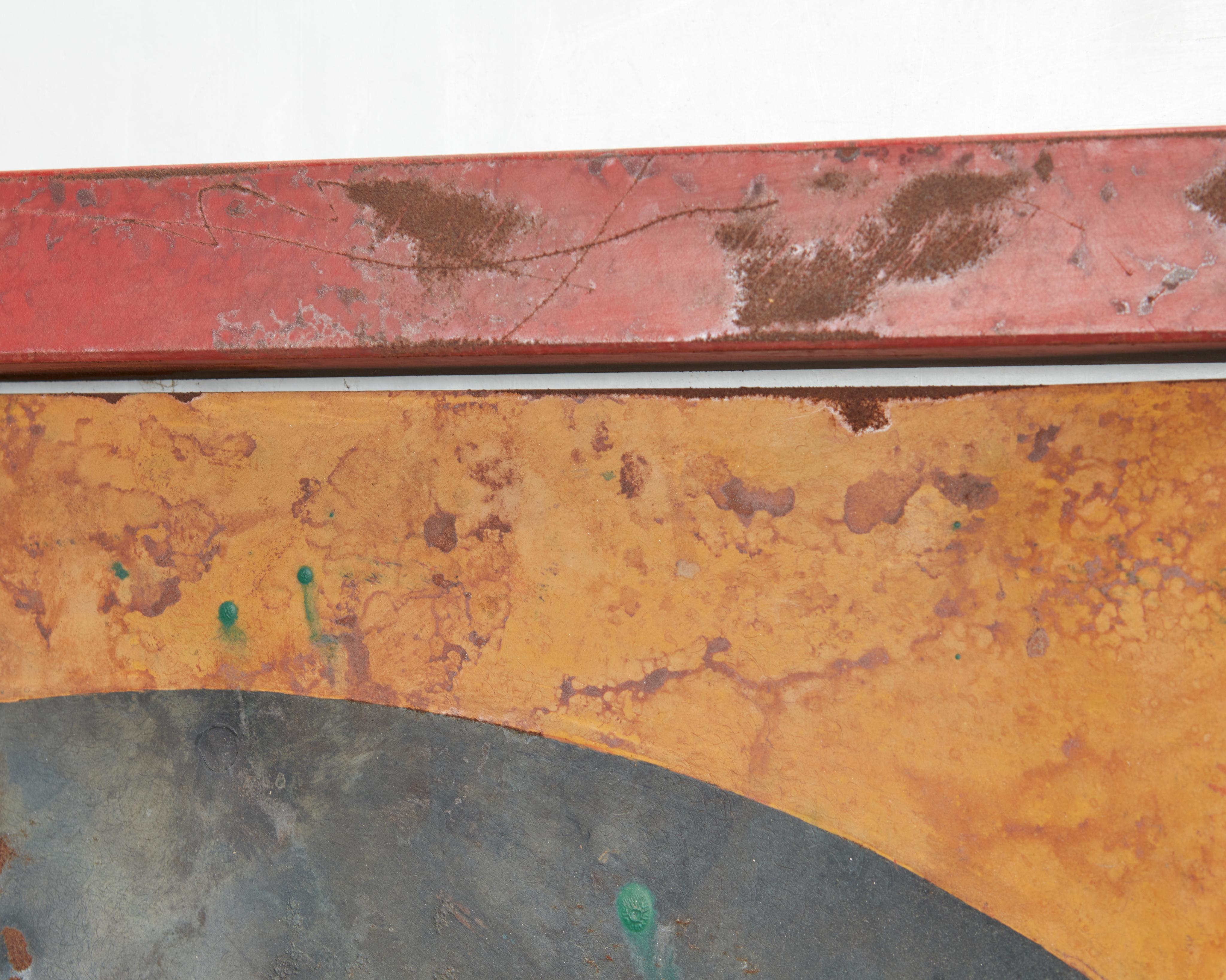 Artwork by Delos Van Earl, "Banana Republic,", Made of Metal and paint