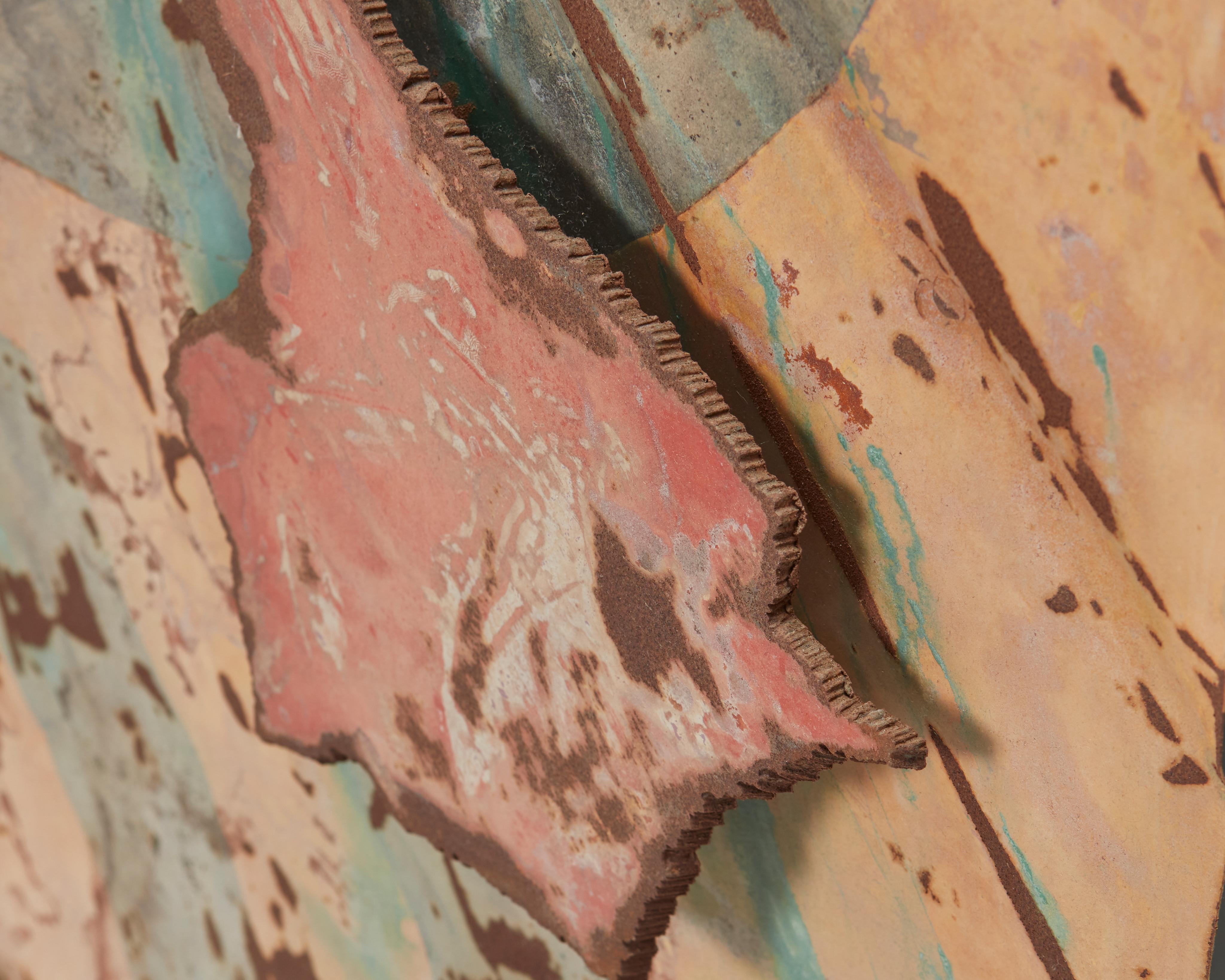 Artwork by Delos Van Earl, "Banana Republic,", Made of Metal and paint