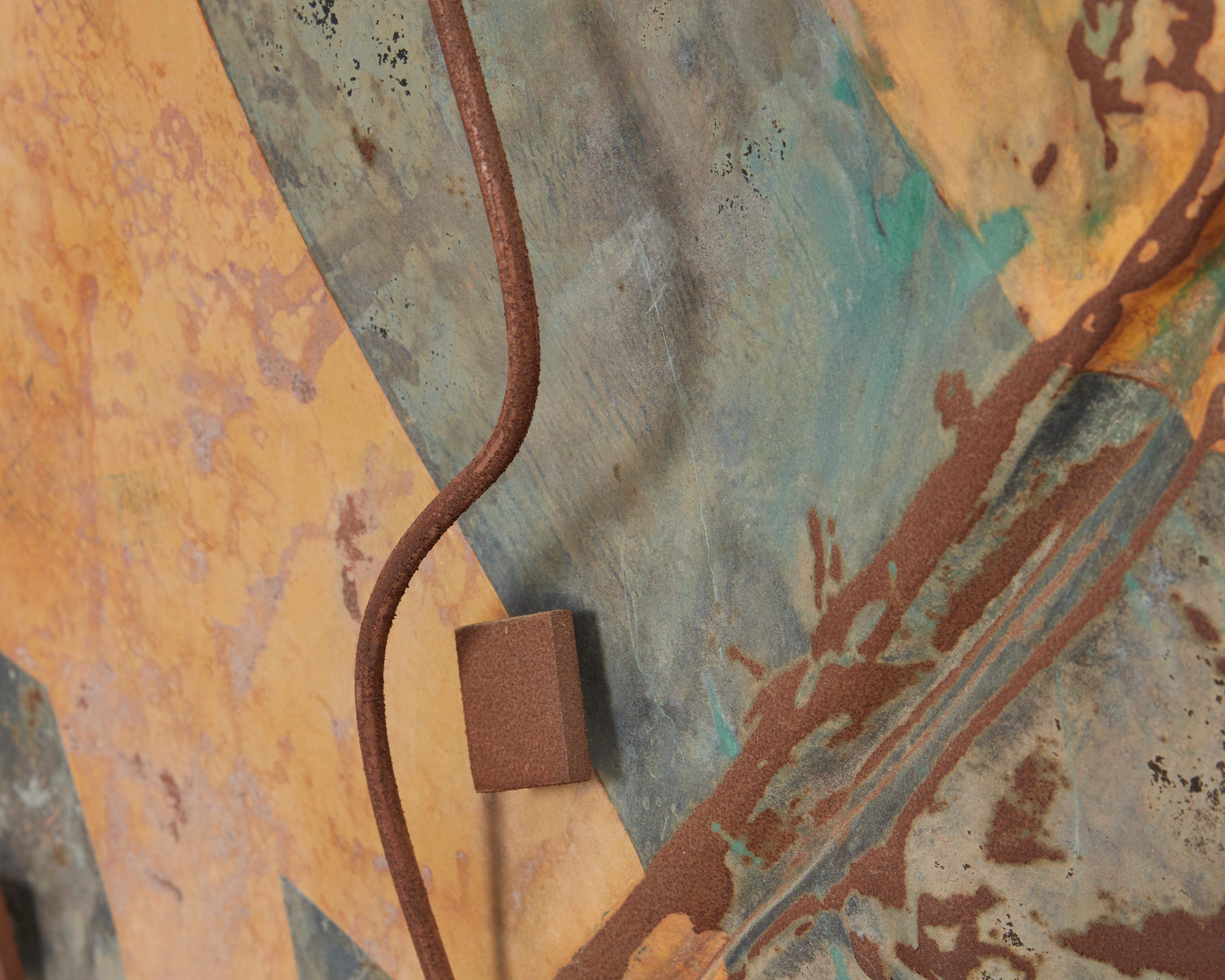 Artwork by Delos Van Earl, "Banana Republic,", Made of Metal and paint