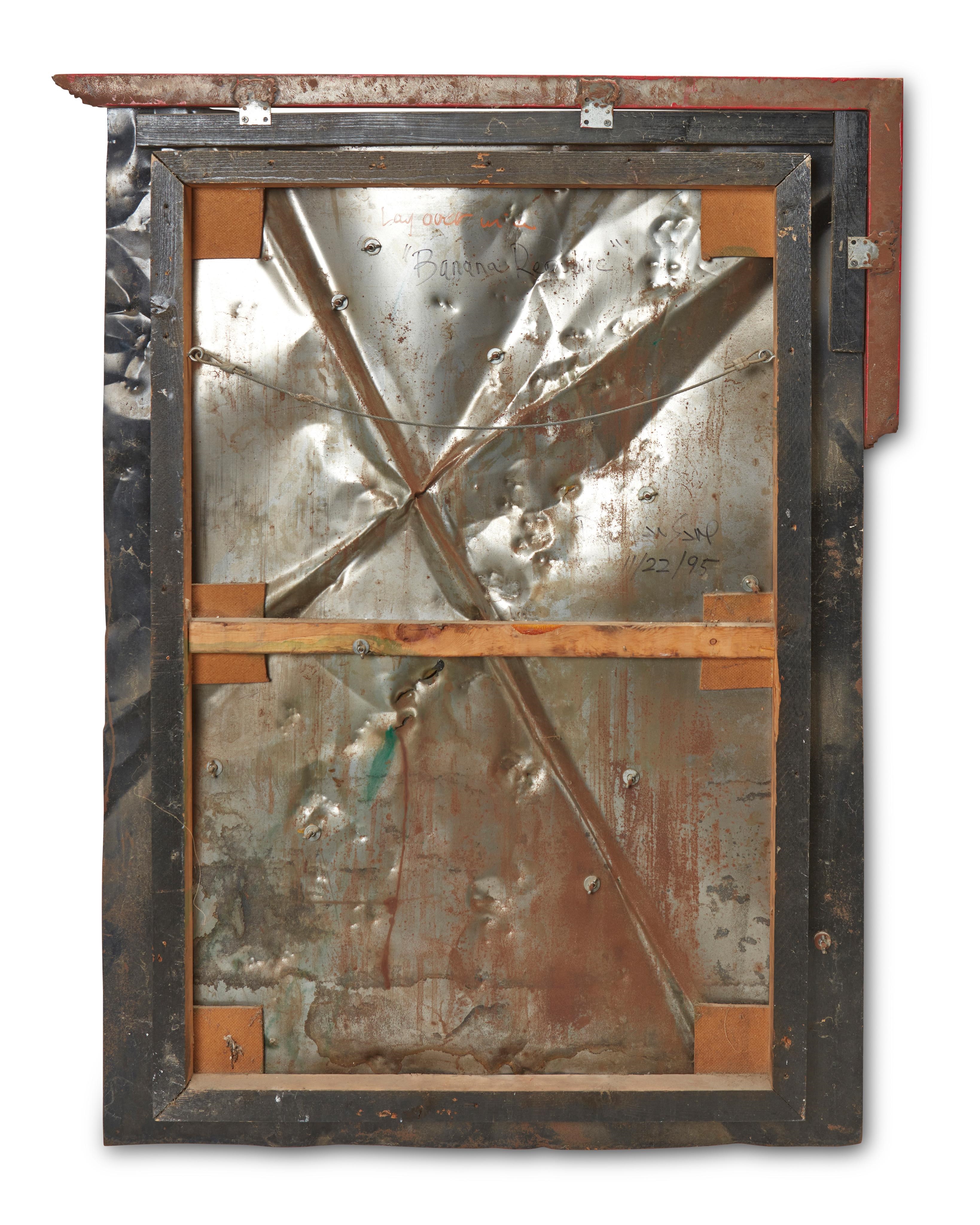 Artwork by Delos Van Earl, "Banana Republic,", Made of Metal and paint