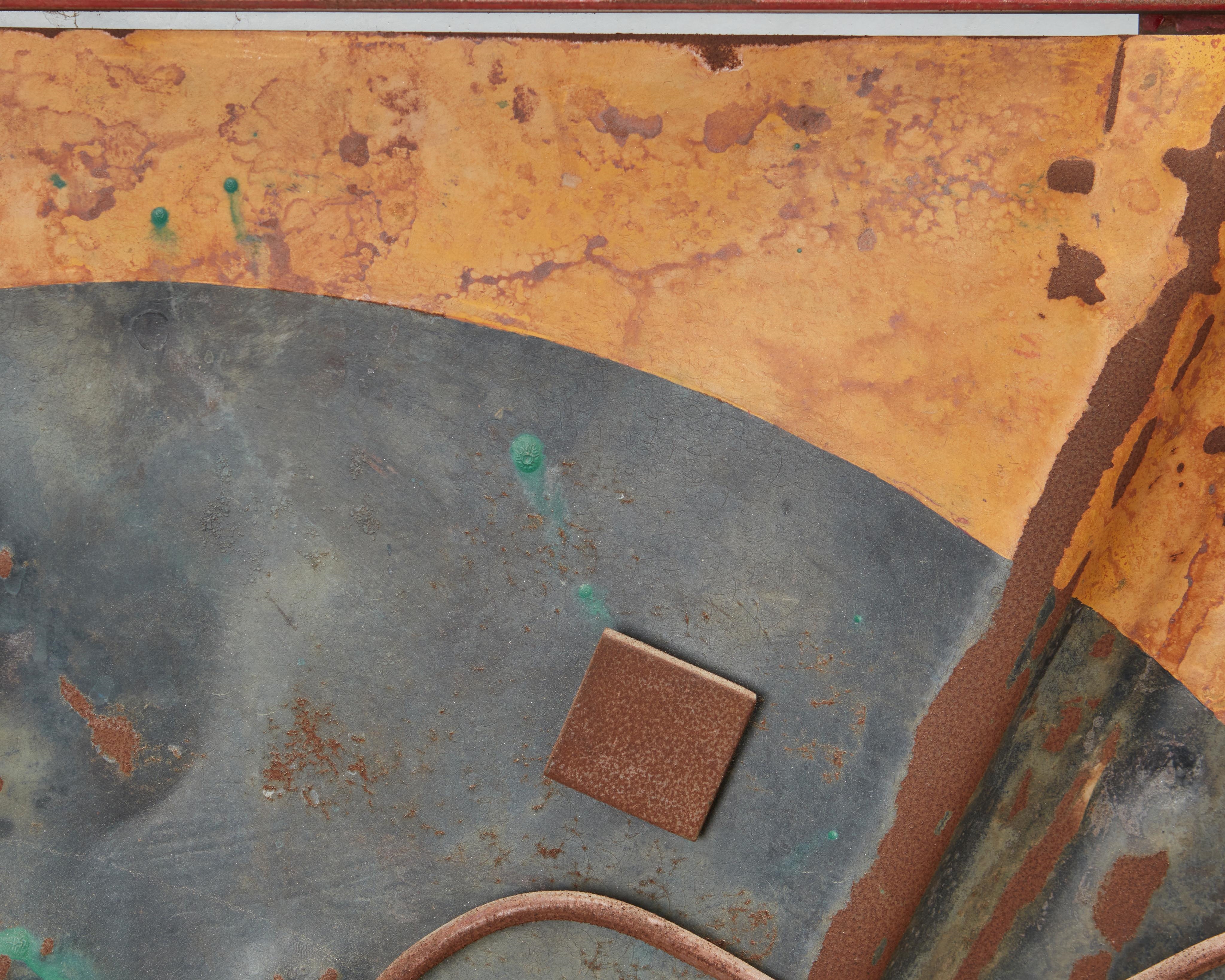 Artwork by Delos Van Earl, "Banana Republic,", Made of Metal and paint