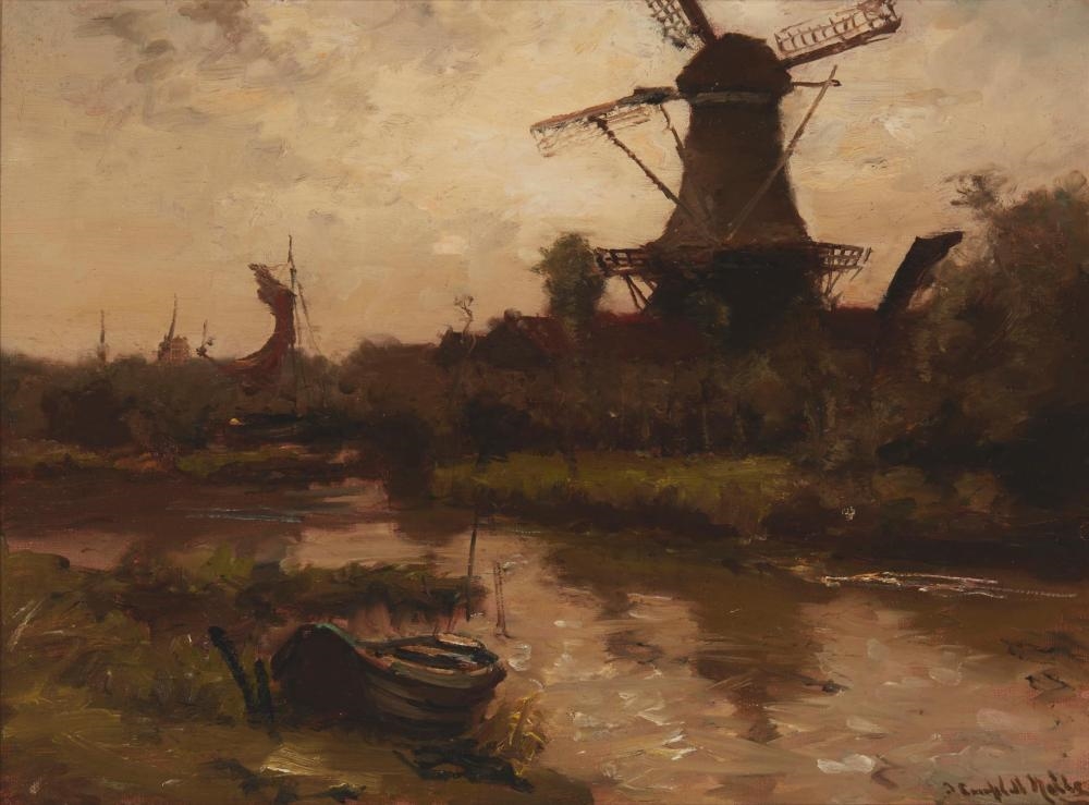 "The Windmill on the Marsh" - James Campbell Noble
