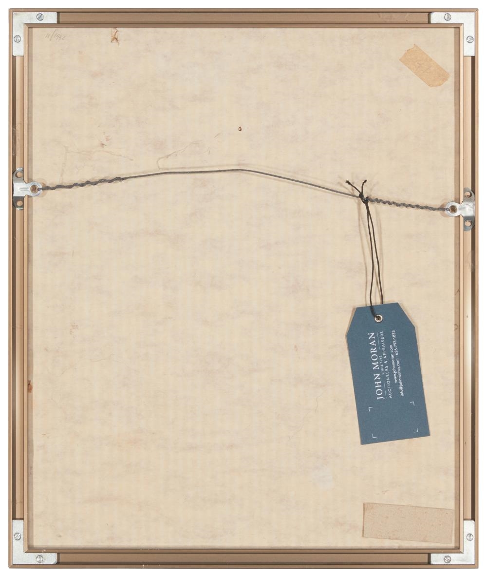 Artwork by Alexander Gurevich, Expulsion from Paradise, Made of Etching and aquatint in sepia on paper