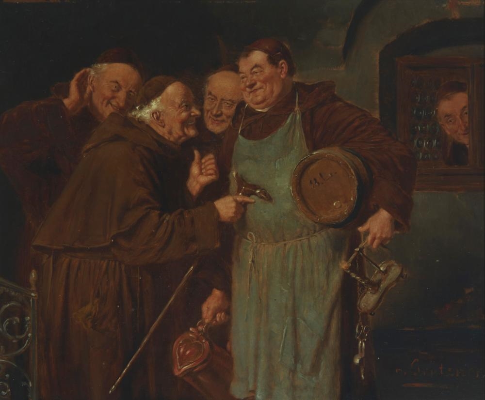 Eduard von Grützner | Monastery Secrets | MutualArt