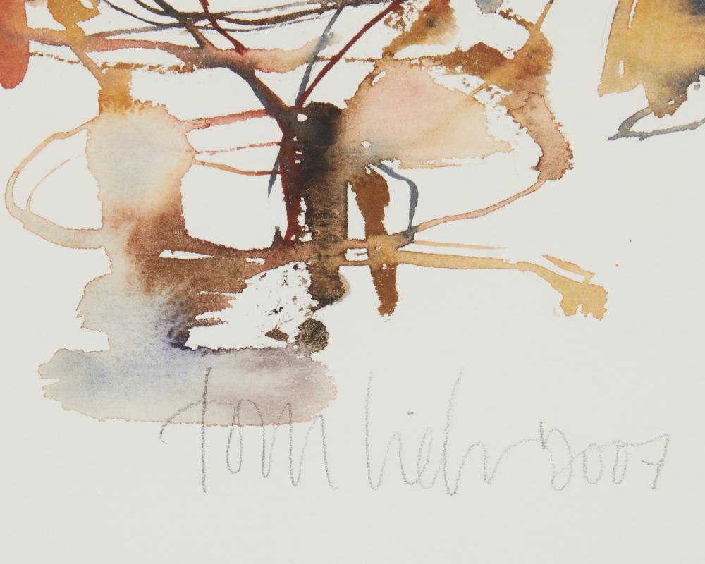 Artwork by Tom Lieber, Two works:, Made of Watercolor on paper
