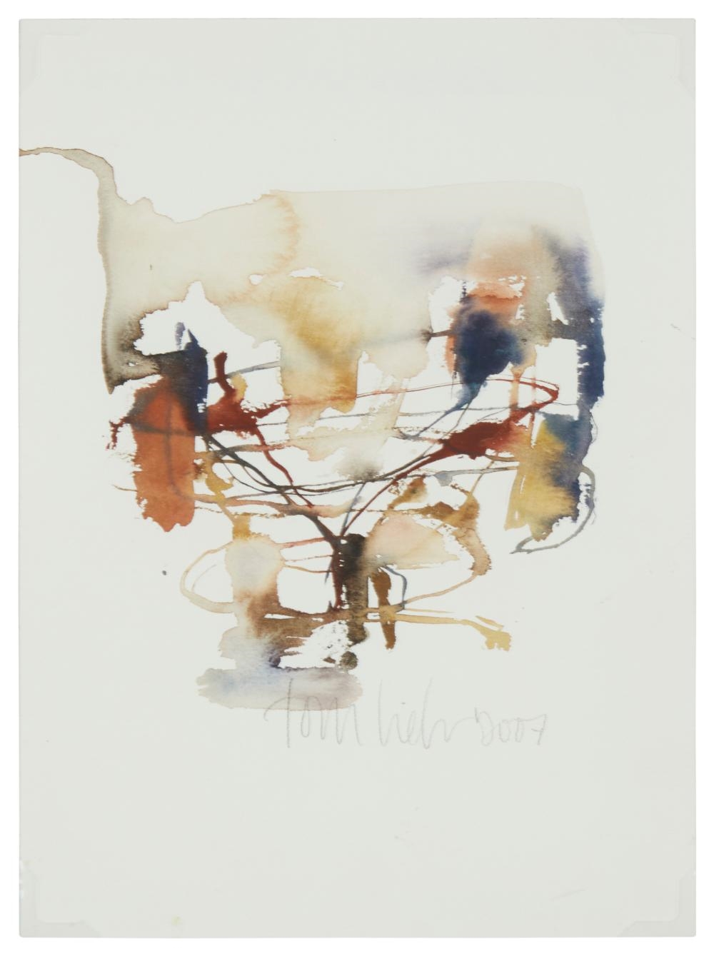 Artwork by Tom Lieber, Two works:, Made of Watercolor on paper