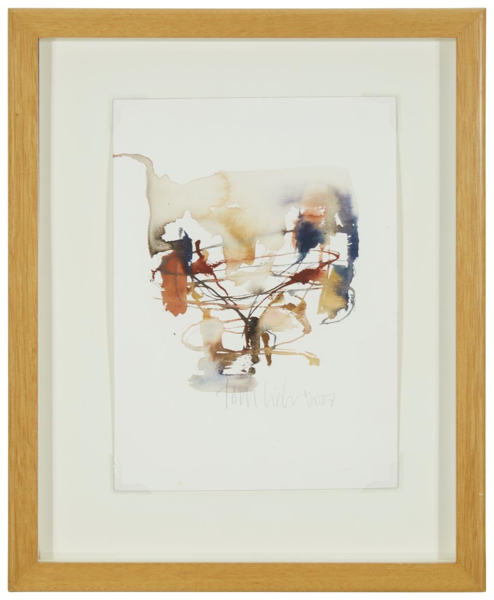 Artwork by Tom Lieber, Two works:, Made of Watercolor on paper