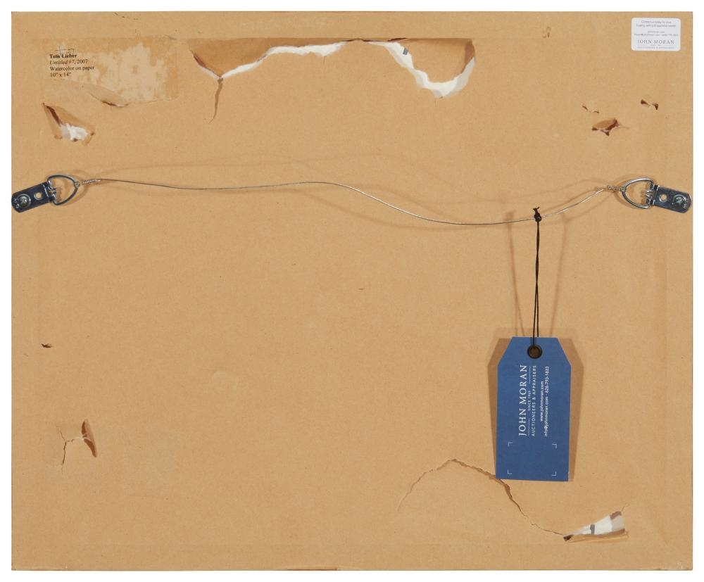 Artwork by Tom Lieber, Two works:, Made of Watercolor on paper