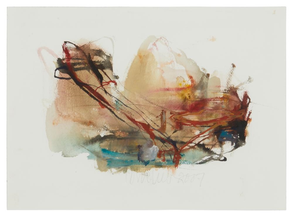 Artwork by Tom Lieber, Two works:, Made of Watercolor on paper