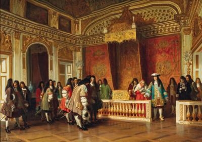 Audience with the French King Louis XIV - Reinhard Sebastian Zimmermann