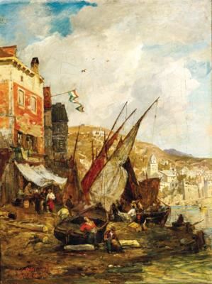 Genoa by Gustav Schönleber, 1877